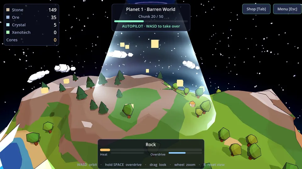 Chunkfall gameplay