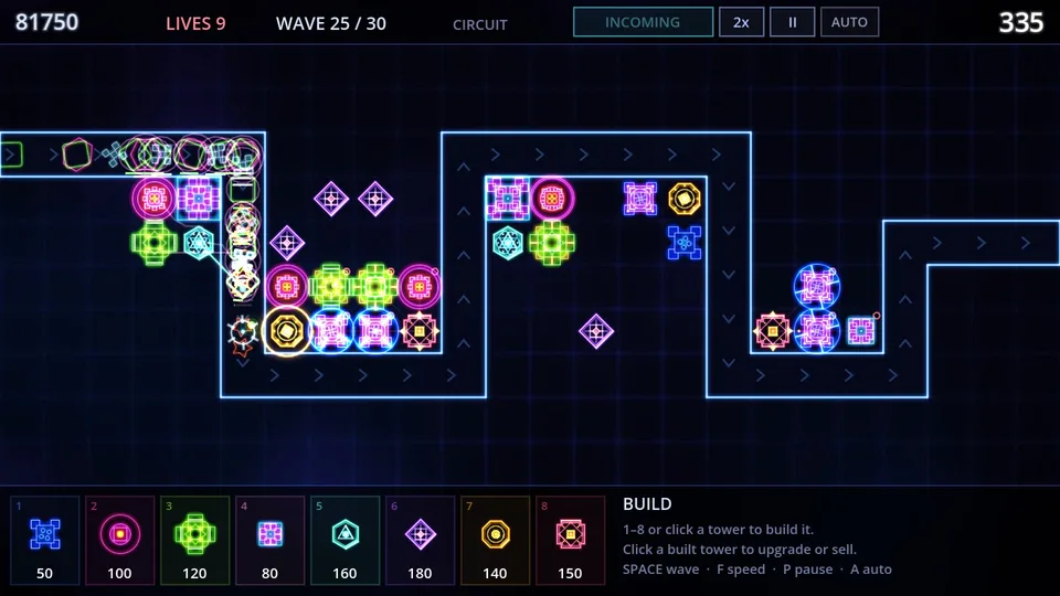 Neon Bastion gameplay