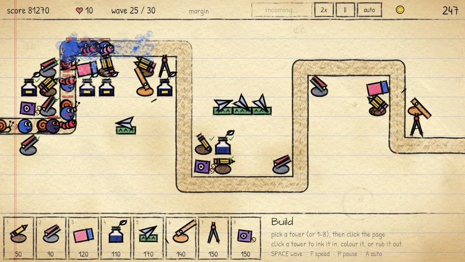 Scribble Siege gameplay