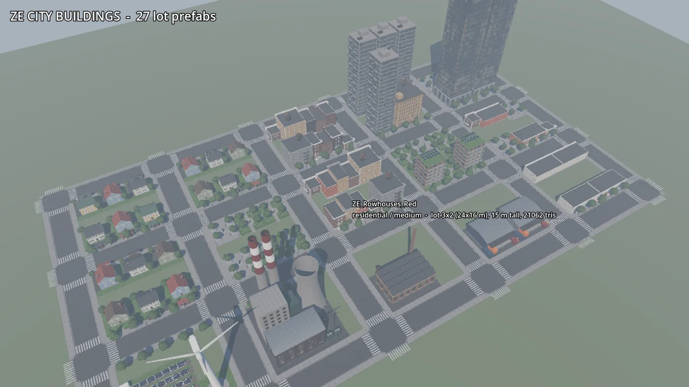 Every model in City: Buildings