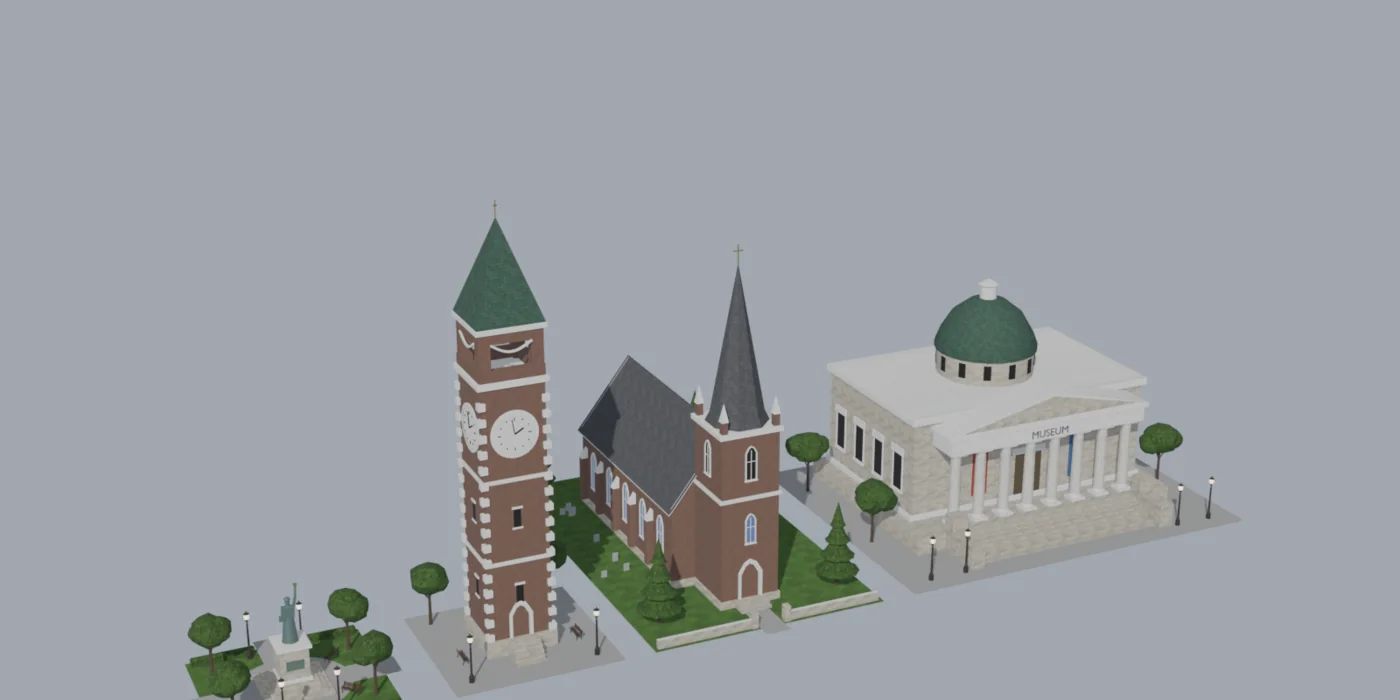 Every model in City: Landmarks