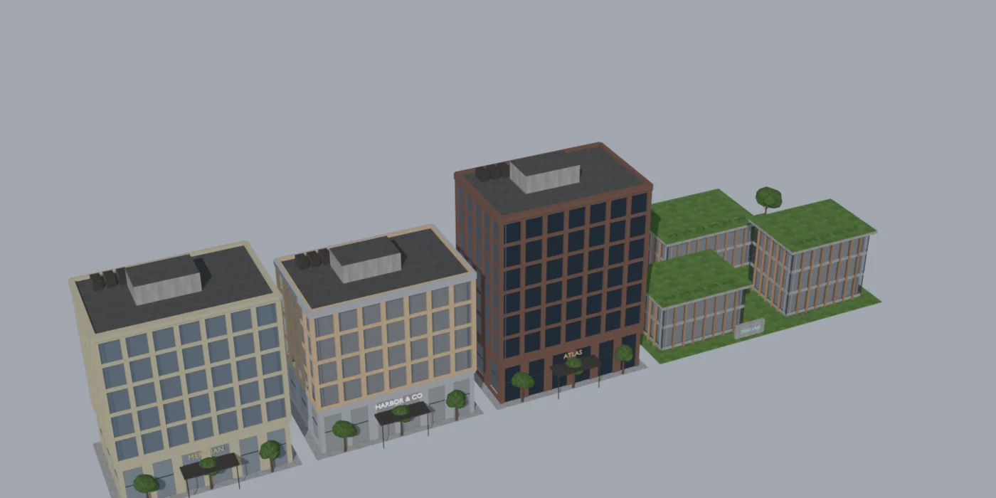 Every model in City: Offices
