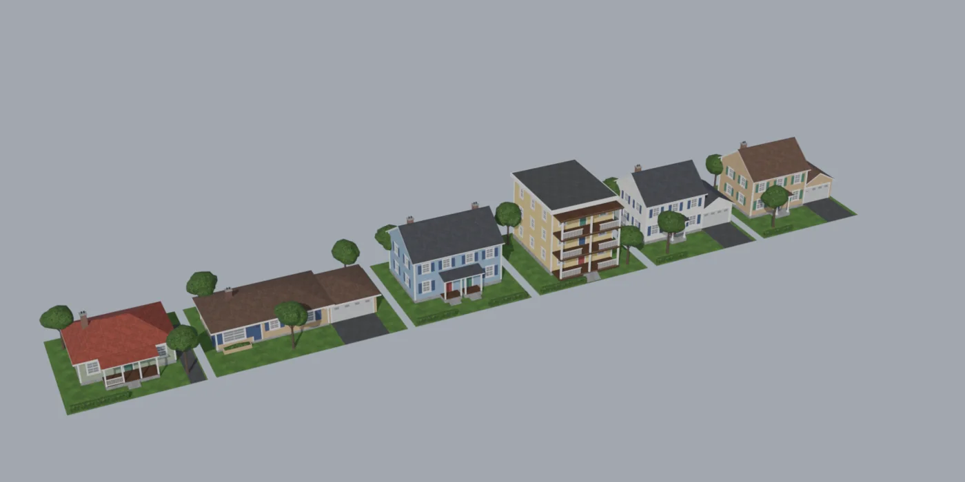 Every model in City: Residential