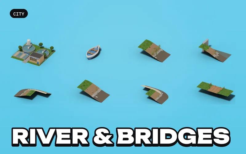 City: River & Bridges
